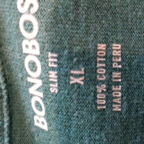 Bonobos, men XL , short sleeve,  collared shirts, all three, green, blue, gray. - Picture 2 of 4